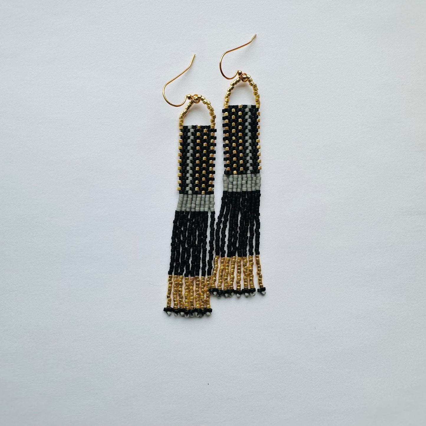 Kaffiyeh Beaded Earrings (Larissa Grieves)