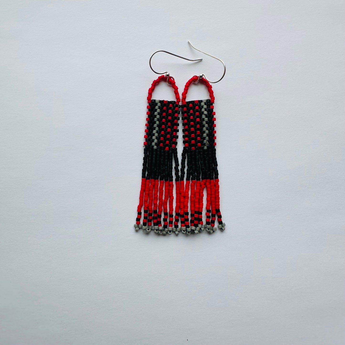 Kaffiyeh Beaded Earrings (Larissa Grieves)