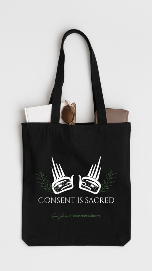 Consent is Sacred Canvas Bag
