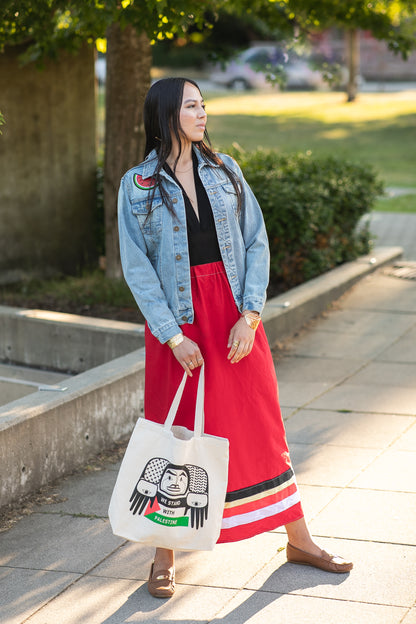 We Stand With Palestine Canvas Bag