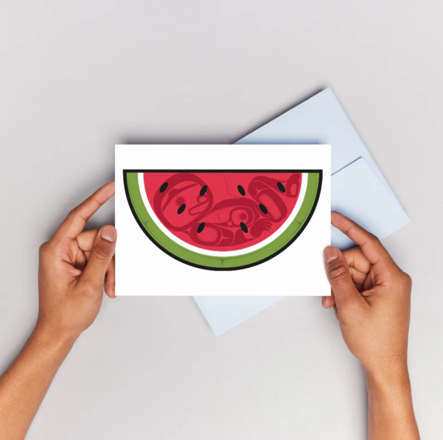 Watermelon Art Card